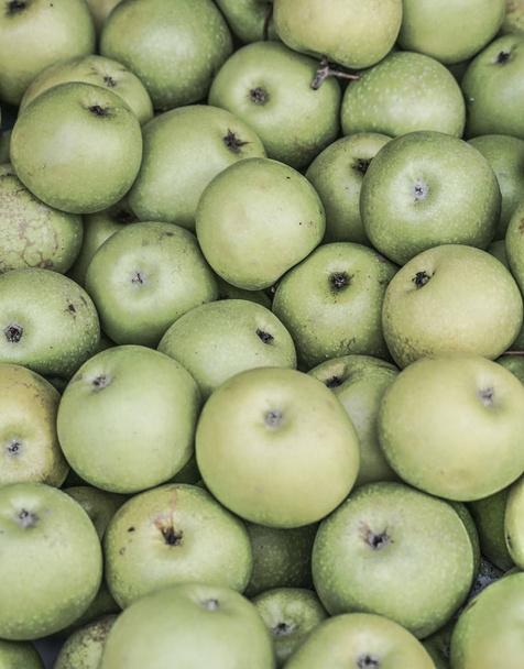 Vihreän omenan tausta
 - Valokuva, kuva