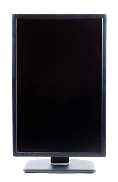 Musta IPS LCD-näyttö pystysuorassa muodossa
. - Valokuva, kuva