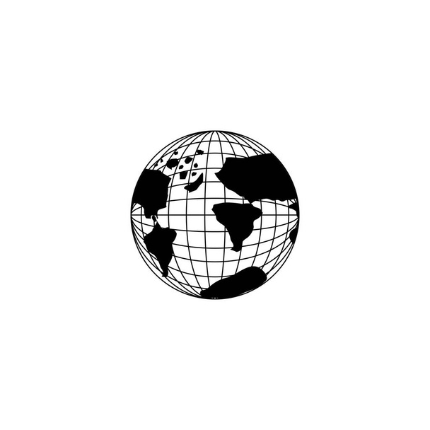 Isolated global sphere design - Vector, Image