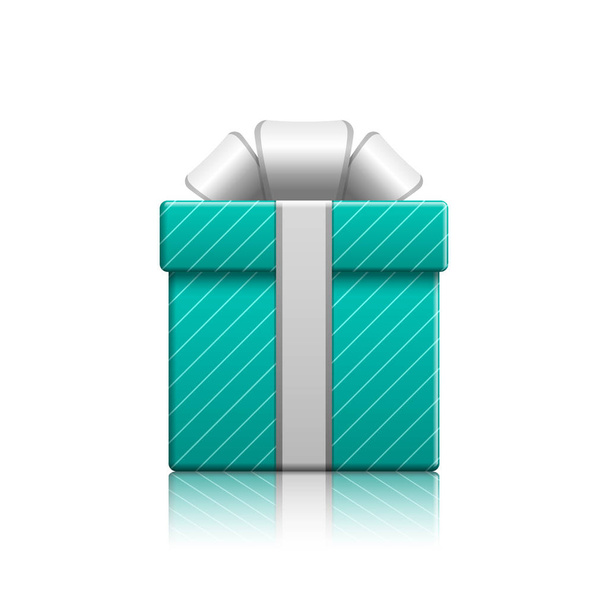 Realistic gift box, vector - Vector, Image