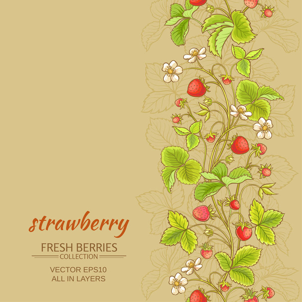 fraise fond vecteur
 - Vecteur, image