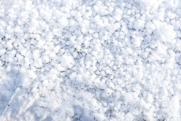 自然雪の背景 - 写真・画像