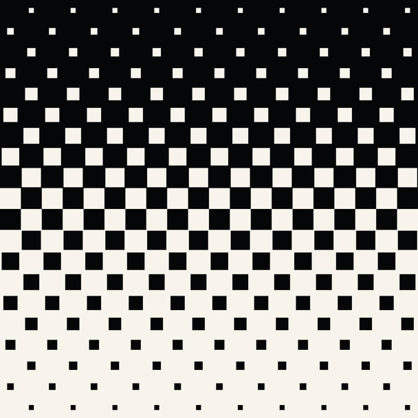 Abstraktní geometrické bokové fashion polotónů čtvercový vzor - Vektor, obrázek
