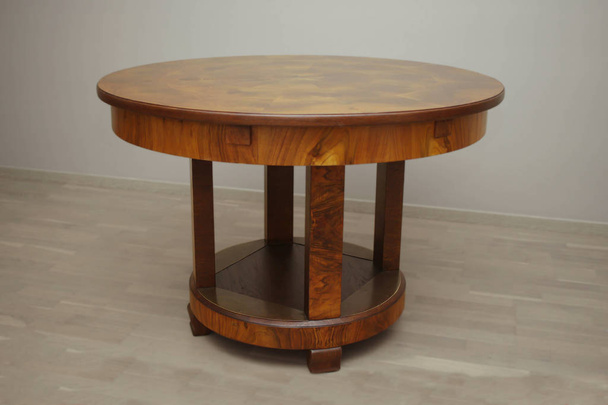 Antique walnut art deco dining table - Photo, Image