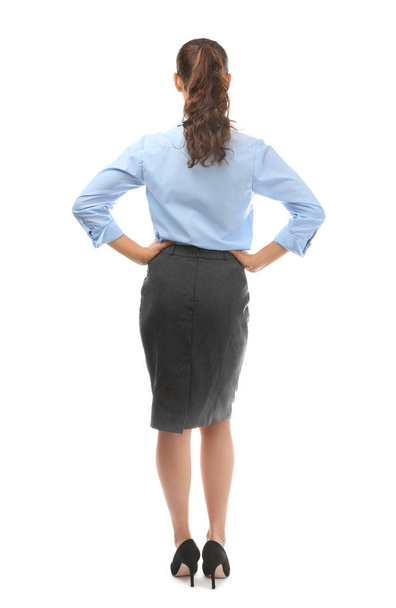 businesswoman standing back - Zdjęcie, obraz
