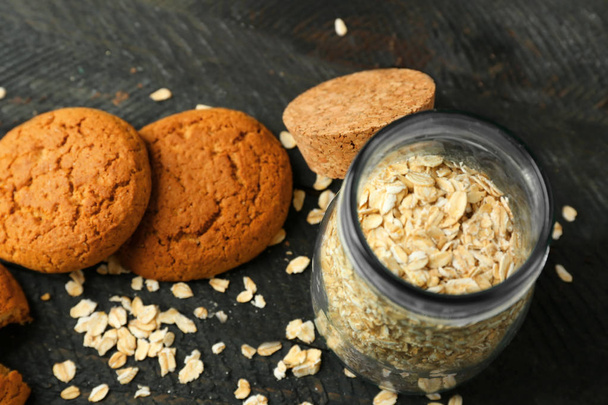 Oatmeal cookies with groats - Fotografie, Obrázek