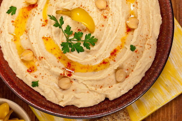 Σπιτικά Hummus Dip - Φωτογραφία, εικόνα