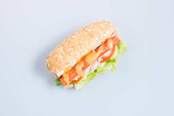 sandwich or health sandwich on the background. - Foto, imagen
