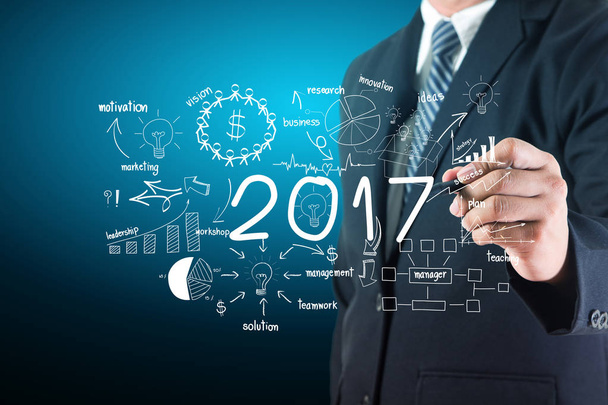 2017 new year business success - Foto, Bild