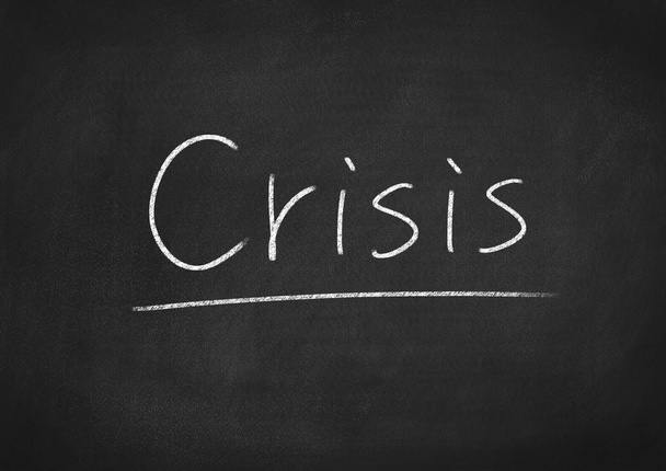concepto de crisis palabra
 - Foto, Imagen