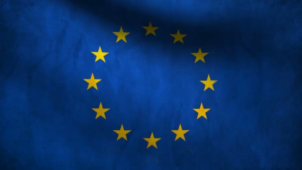 Ευρωπαϊκή σημαία. - Πλάνα, βίντεο