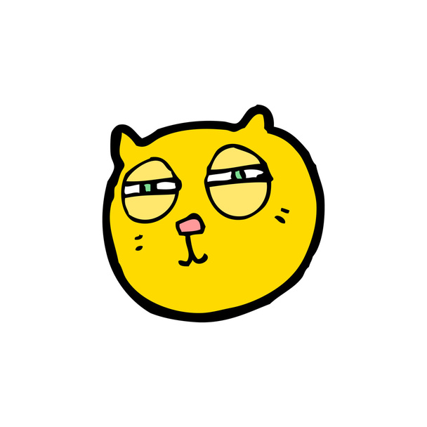 Felice gatto cartone animato
 - Vettoriali, immagini