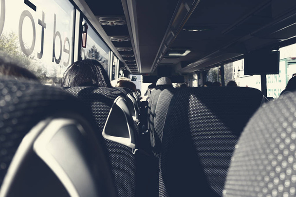 Turistický autobus interiér - Fotografie, Obrázek