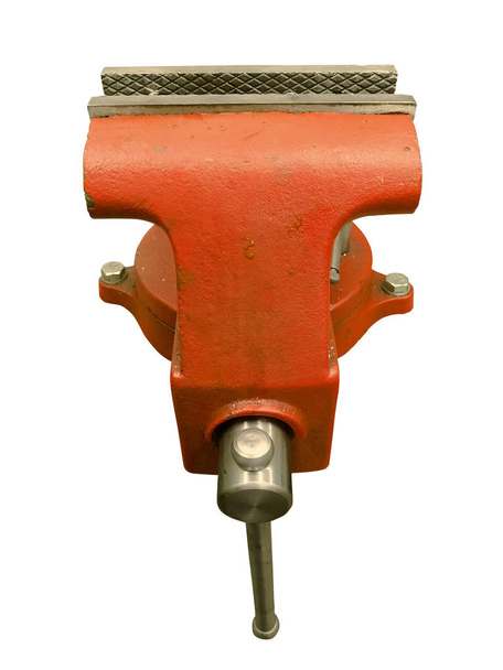 Red table vise - Photo, Image