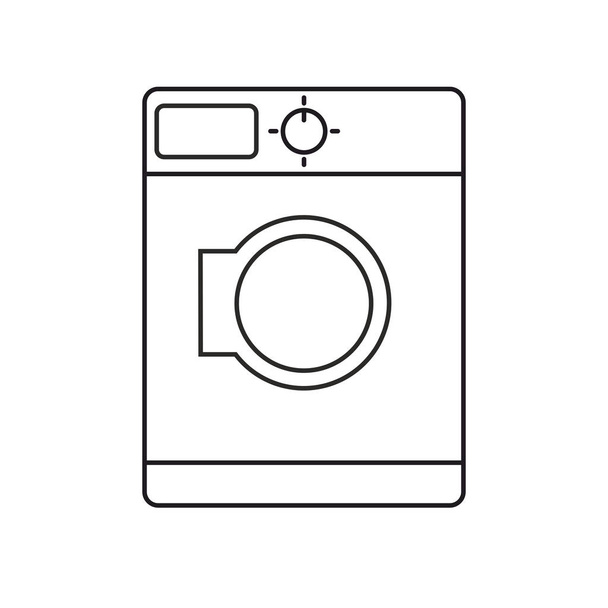 Πλυντήριο ρούχων εικονίδιο διανυσματική σχεδίαση - Διάνυσμα, εικόνα