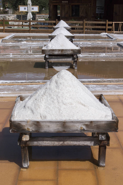 Salzgewinnungsindustrie - Foto, Bild