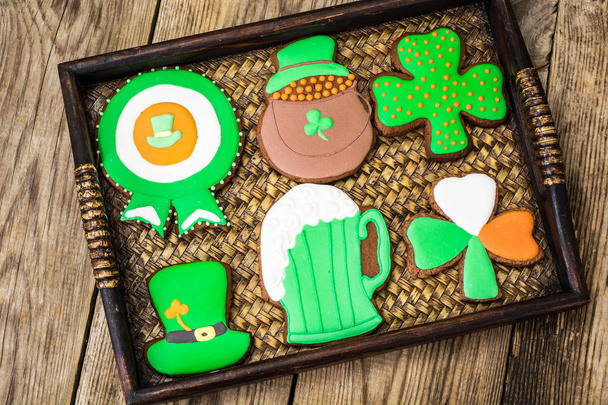 Homemade cakes on the day of St. Patrick - Foto, Imagem