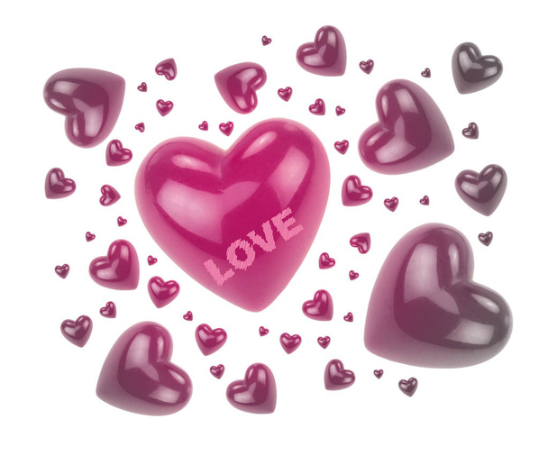 Romantic love hearts - Foto, imagen