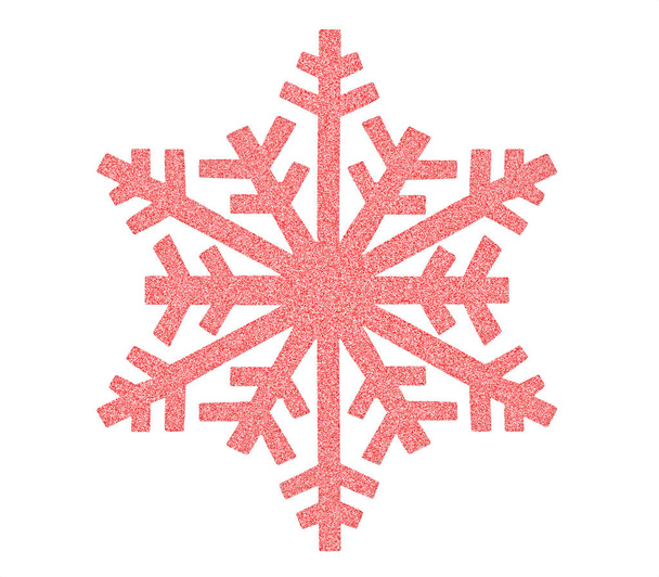 Pink Snowflake icon - Foto, Imagen