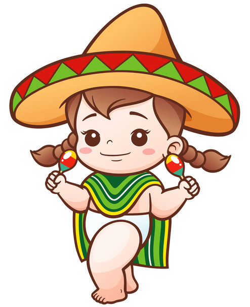 Cute Baby Character - Vector, Image