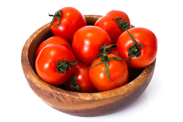 Malá čerstvá rajčata v misce - Fotografie, Obrázek