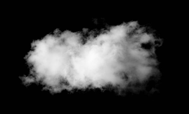 bílé mraky na černém pozadí - Fotografie, Obrázek