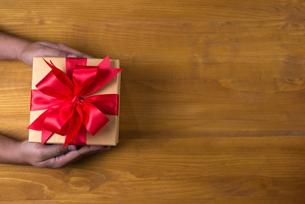 BOX gift  and small  wrapped , presents and Christmas , elegant  - Valokuva, kuva