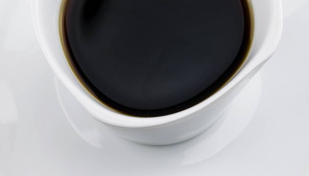 egy csésze fekete kávét. - Fotó, kép