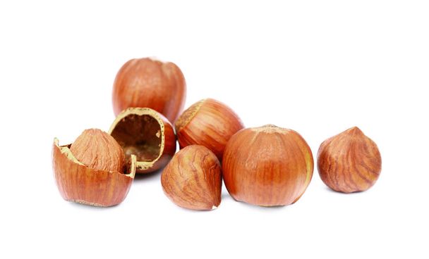 Skupina čerstvé lískové ořechy - Fotografie, Obrázek