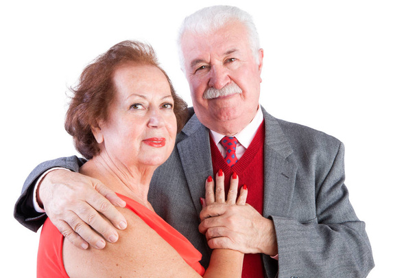 Amar pareja de ancianos San Valentín
 - Foto, imagen