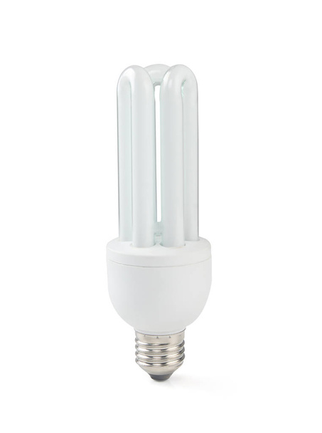 Energy saving fluorescent light bulb  - Photo, Image