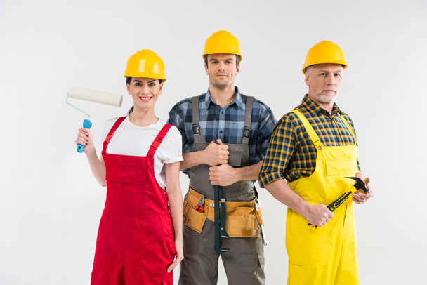 Professional construction workers - Photo, Image