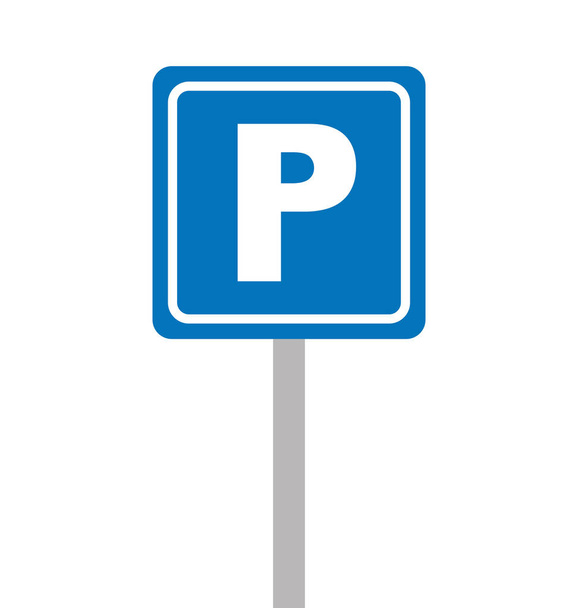 parkovací zóny izolované ikonu značky - Vektor, obrázek