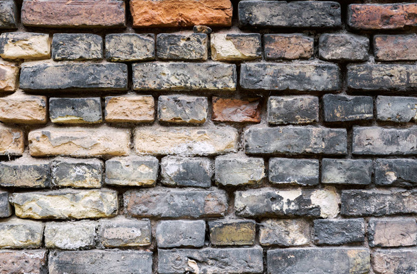 Dirty old brick wall background - Фото, зображення