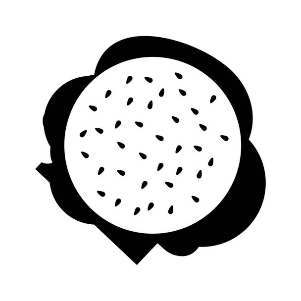 вкусный бургер изолированный значок
 - Вектор,изображение