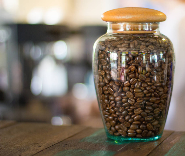 Coffee beans in a dozen. - Foto, imagen