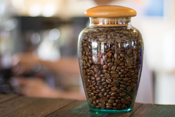 Coffee beans in a dozen. - Foto, imagen