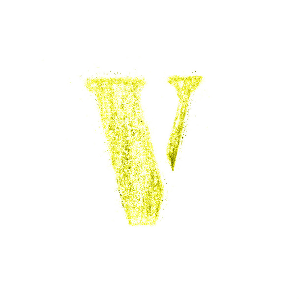 Alphabet anglais, dessiné à la main par crayon couleur
 - Photo, image