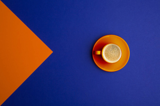 filiżanka kawy pomarańczowy  - Zdjęcie, obraz
