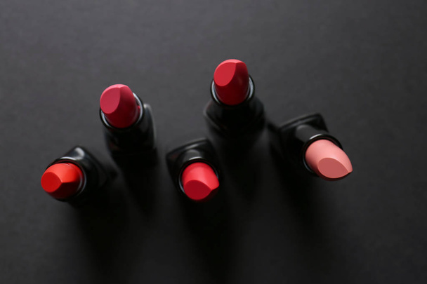 Many colorful lipsticks - 写真・画像