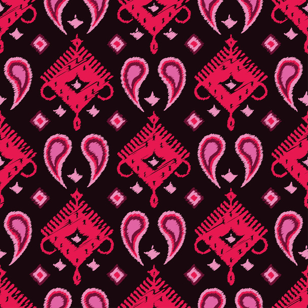 Ethnic boho seamless pattern. Print. Repeating background. Cloth design, wallpaper. - Wektor, obraz