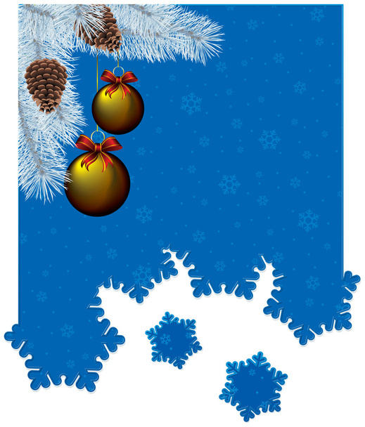 クリスマスカード - ベクター画像