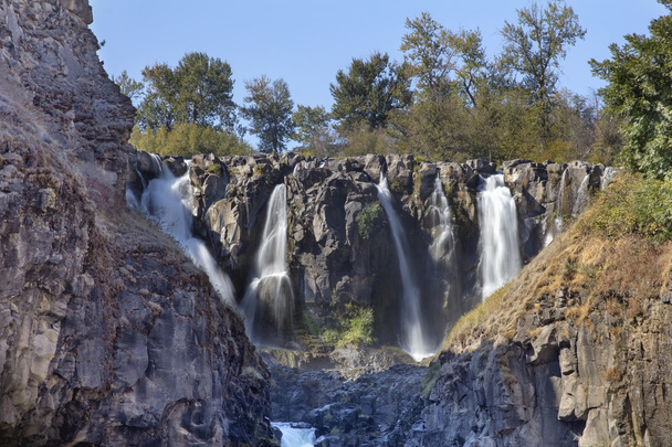 White River Falls Multiple Waterfalls in Oregon - Photo, Image