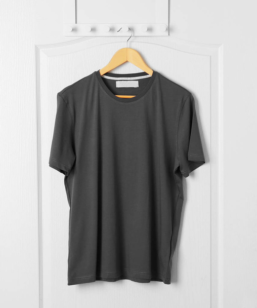 Blank grey t-shirt  - Φωτογραφία, εικόνα