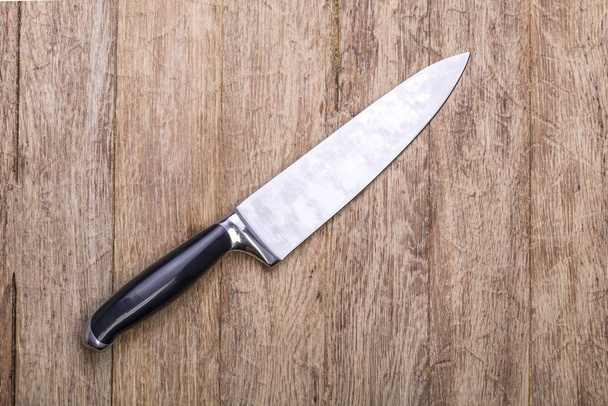kitchen knife on the wooden - Zdjęcie, obraz