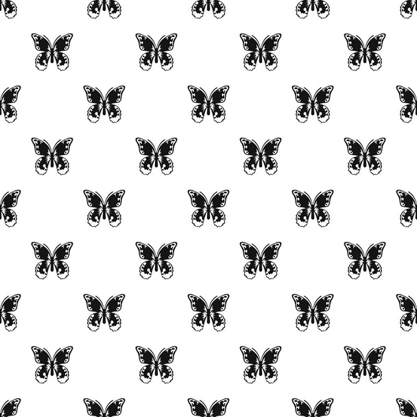 Butterfly with ornament on wings pattern - Vektor, kép