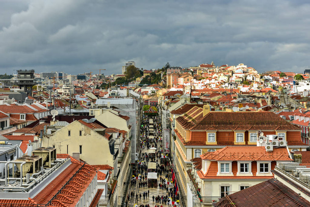 De Skyline van de Lissabon - Portugal - Foto, afbeelding