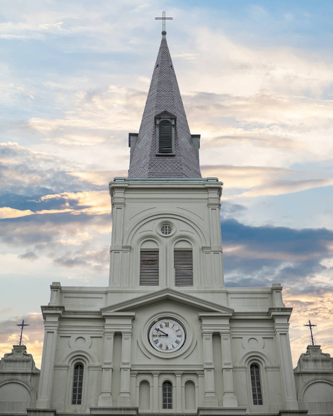 Широкі постріл, собор Сент-Луїсі в Новому Орлеані - Фото, зображення