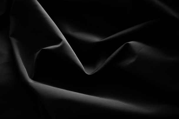 Tissu de soie noir
 - Photo, image