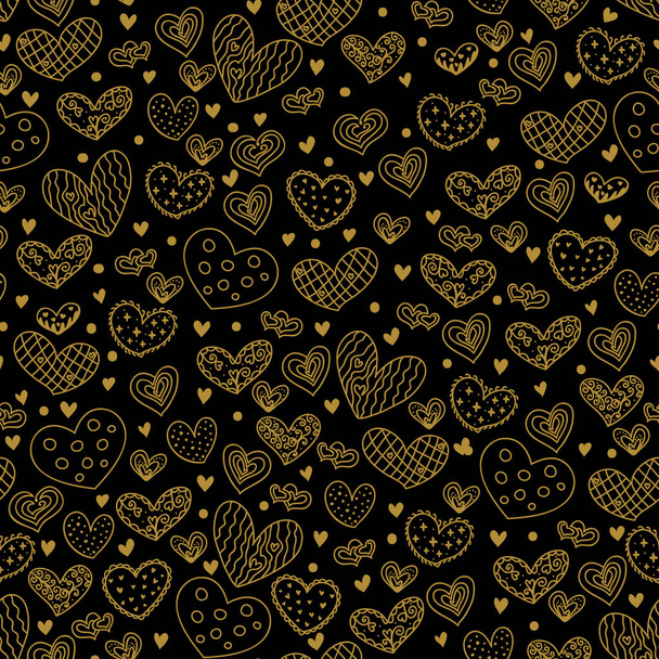 Seamless hearts pattern. Holiday backgrounds. - Vektor, kép